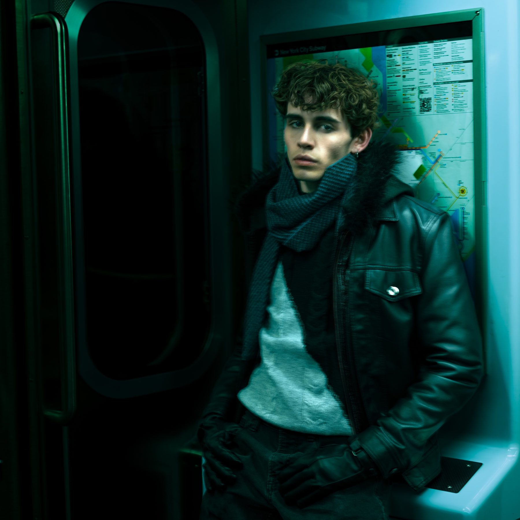 Antonius on the New York City subway